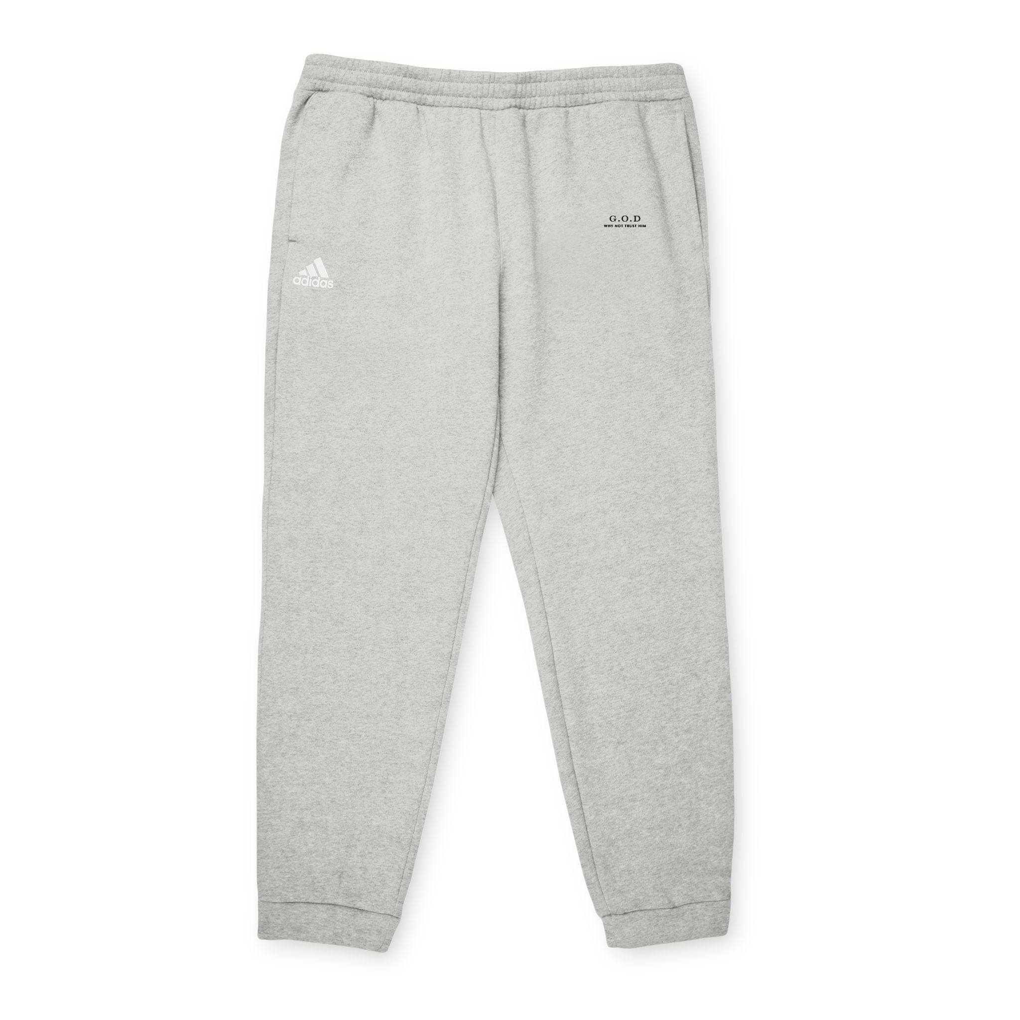 Adidas Fleece Joggers — Comfortable Grey Athletic Sweatpants